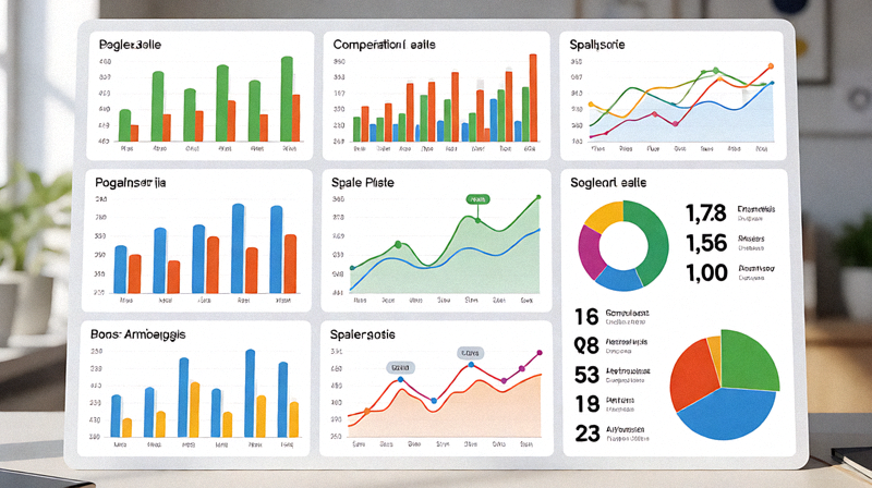 体育比赛数据分析图表与统计指标可视化界面